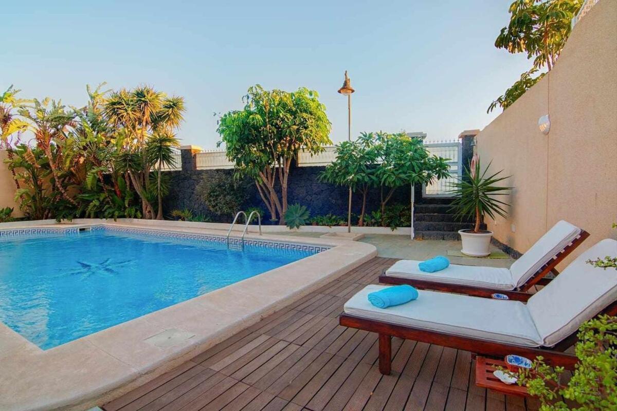 Villa La Concha Beachfront Heated Pool Playa Honda  Esterno foto